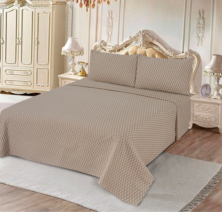 Coffee Break Percale 3Pcs Printed Cotton Punch