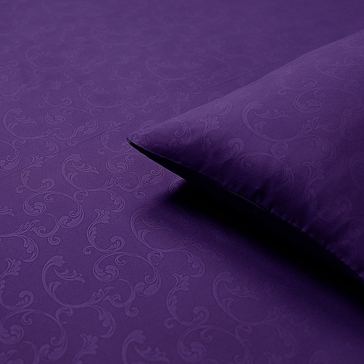 Grape Royal - Fitted Sheet Set - King Cotton Punch