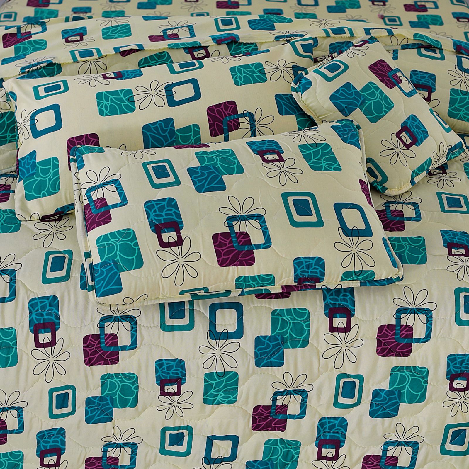 Abstract Square - 7PCS Cotton Punch