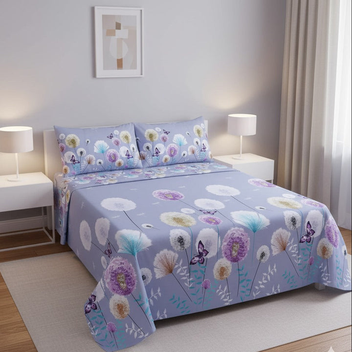 Multi 02 Dandelion - Cotton bedsheet set