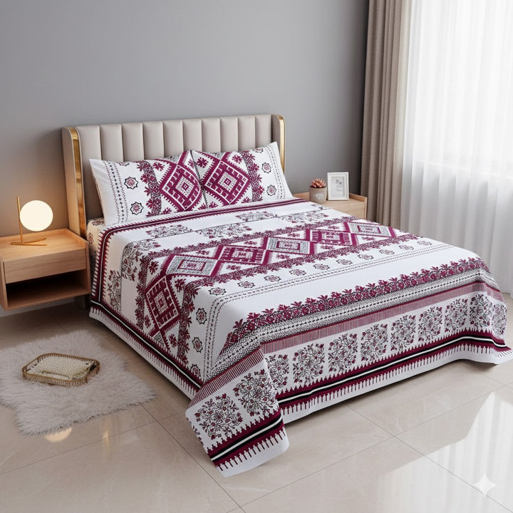 Ajrak Pattern - Cotton