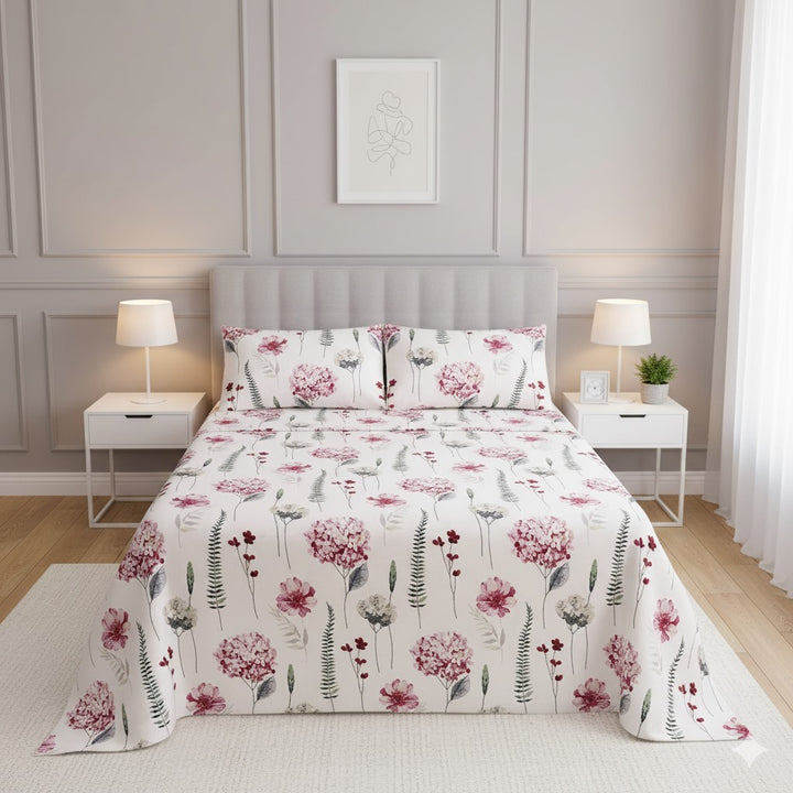 Flower n Leafs - Cotton Printed